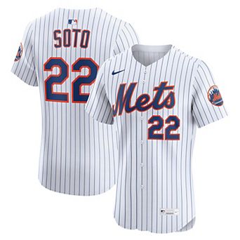 Men's Nike Juan Soto White New York Mets Home Elite Jersey