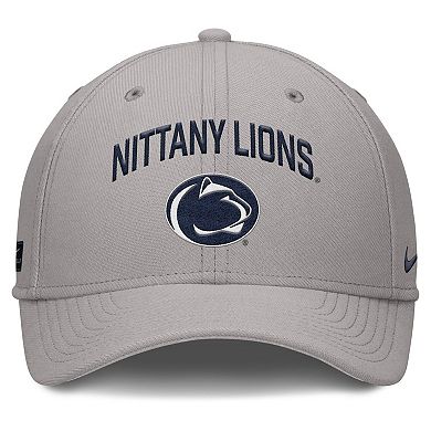 Men's Nike Gray Penn State Nittany Lions 2025 On-Field Rise Performance Flex Hat
