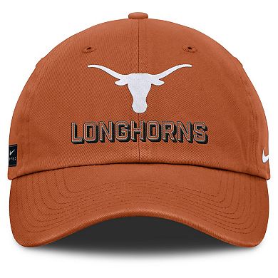 Men's Nike Texas Orange Texas Longhorns 2025 On-Field Club Adjustable Hat