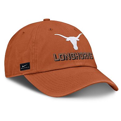 Men's Nike Texas Orange Texas Longhorns 2025 On-Field Club Adjustable Hat