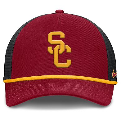 Men's Nike Cardinal USC Trojans Rise Primetime Trucker Adjustable Hat