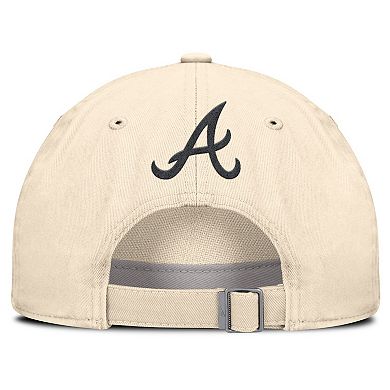 Men's Nike Natural Atlanta Braves Camo Pack Club Adjustable Hat