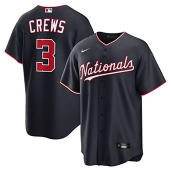 Men's Nike Dylan Crews Navy Washington Nationals Alternate Replica Jersey