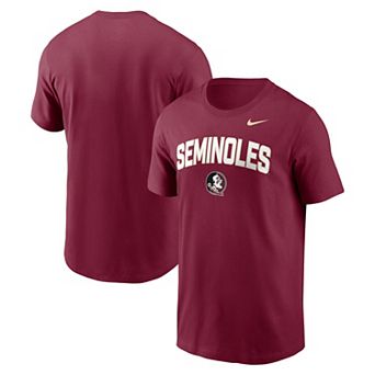Men's Nike Garnet Florida State Seminoles Primetime Arch Stack T-Shirt