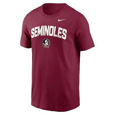 Men's Nike Garnet Florida State Seminoles Primetime Arch Stack T-Shirt