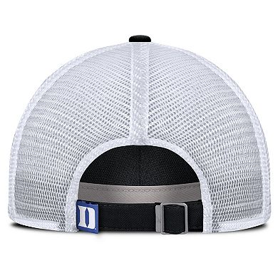 Men's Nike Black Duke Blue Devils 2025 Gameday On-Field Club Adjustable Trucker Hat