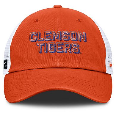 Men's Nike Orange Clemson Tigers 2025 Gameday On-Field Club Adjustable Trucker Hat