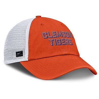 Men's Nike Orange Clemson Tigers 2025 Gameday On-Field Club Adjustable Trucker Hat