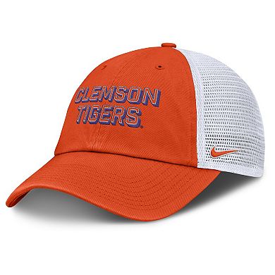 Men's Nike Orange Clemson Tigers 2025 Gameday On-Field Club Adjustable Trucker Hat