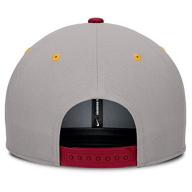 Men's Nike Cardinal/Gray USC Trojans Prep Pro Performance Snapback Hat