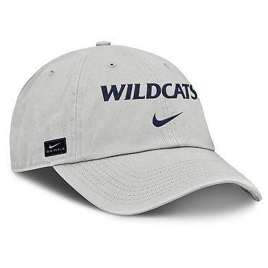 Men's Nike Gray Arizona Wildcats 2025 On-Field Gameday Club Adjustable Hat