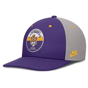 Men's Nike Purple/Gray LSU Tigers Prep Pro Performance Snapback Hat