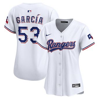Women's Nike Adolis Garcia White Texas Rangers Home Limited Jersey
