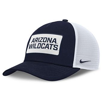 Men's Nike Navy/White Arizona Wildcats 2025 On-Field Rise Patch Trucker Adjustable Hat