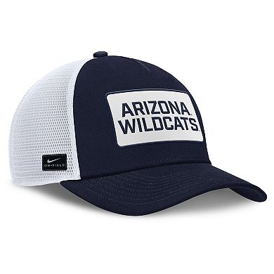 Men's Nike Navy/White Arizona Wildcats 2025 On-Field Rise Patch Trucker Adjustable Hat