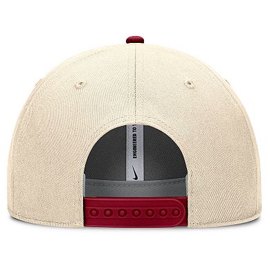 Men's Nike Natural Florida State Seminoles Rise Legacy Adjustable Hat