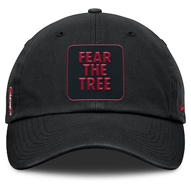 Men's Nike Black Stanford Cardinal Local Club Adjustable Hat