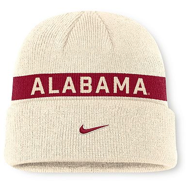 Men's Nike Natural Alabama Crimson Tide Peak Primetime Utility Cuffed Knit Hat