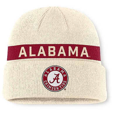 Men's Nike Natural Alabama Crimson Tide Peak Primetime Utility Cuffed Knit Hat