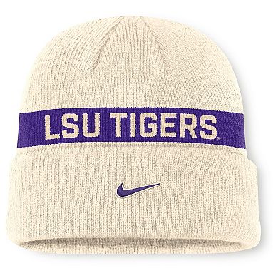 Men's Nike Natural LSU Tigers Peak Primetime Utility Cuffed Knit Hat