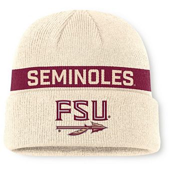 Men's Nike Natural Florida State Seminoles Peak Primetime Utility Cuffed Knit Hat