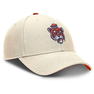 Men's Nike Natural Clemson Tigers Rise Legacy Adjustable Hat