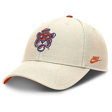 Men's Nike Natural Clemson Tigers Rise Legacy Adjustable Hat