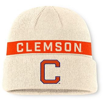 Men's Nike Natural Clemson Tigers Peak Primetime Utility Cuffed Knit Hat