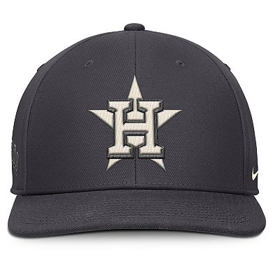 Men's Nike Anthracite Houston Astros Statement Pro Snapback Hat