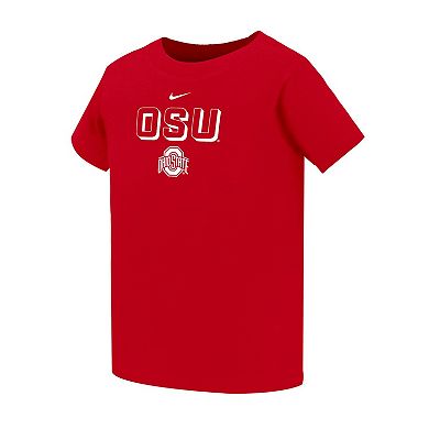 Toddler Nike Scarlet Ohio State Buckeyes Legend Performance T-Shirt