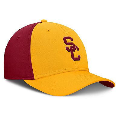 Men's Nike Gold/Cardinal USC Trojans 2025 Sideline Rise Local Performance Flex Hat