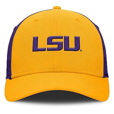 Men's Nike Gold/Purple LSU Tigers 2025 Sideline Rise Local Performance Flex Hat