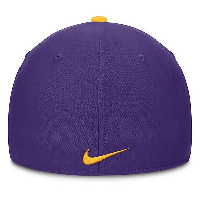 Men's Nike Gold/Purple LSU Tigers 2025 Sideline Rise Local Performance Flex Hat