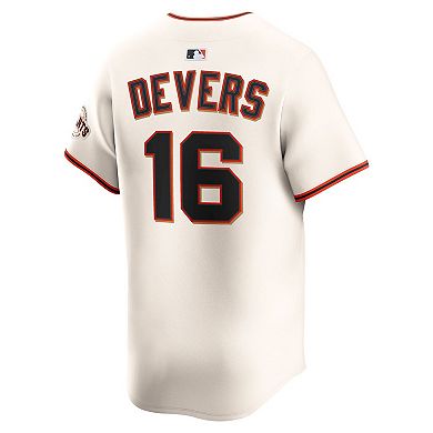 Men's Nike Rafael Devers Cream San Francisco Giants Home Limited Player Jersey