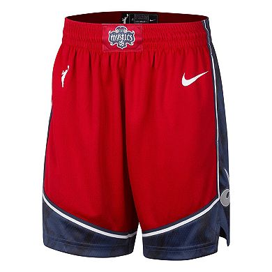 Women's Nike Red Washington Mystics On-Court Victory Performance Shorts