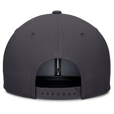 Men's Nike Anthracite Kansas City Royals Statement Pro Snapback Hat