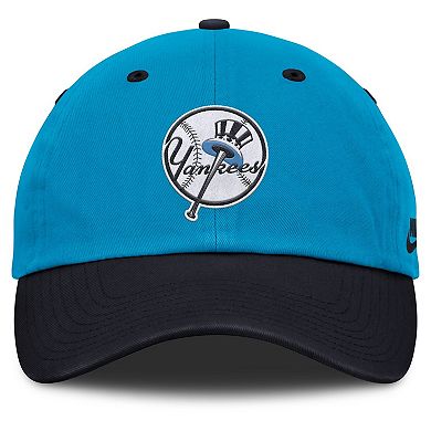 Men's Nike Blue/Navy New York Yankees Neon 90s Club Adjustable Hat