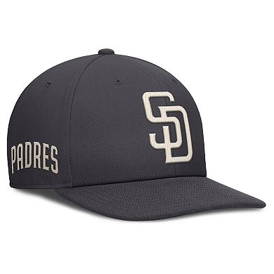 Men's Nike Anthracite San Diego Padres Statement Pro Snapback Hat