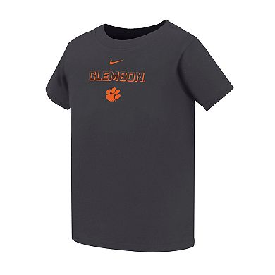 Toddler Nike Charcoal Clemson Tigers Legend Performance T-Shirt
