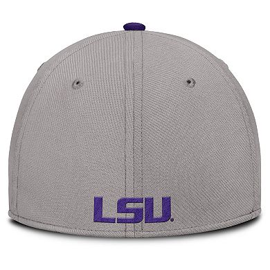 Men's Nike Gray LSU Tigers Rise Prep Performance Flex Hat