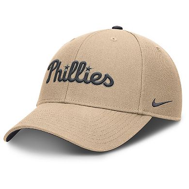 Men's Nike Khaki Philadelphia Phillies Rise Adjustable Hat
