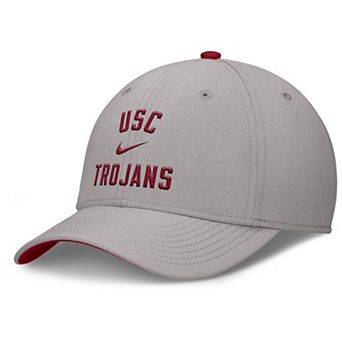 Men's Nike Gray USC Trojans Rise Prep Performance Flex Hat