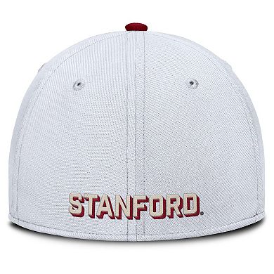 Men's Nike White Stanford Cardinal Legacy Rise Performance Flex Hat