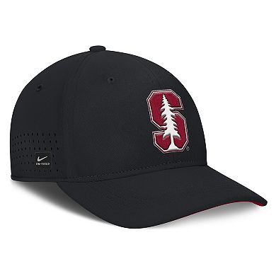 Men's Nike Black Stanford Cardinal 2025 On-Field Gameday Performance Flex Hat