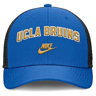 Men's Nike Blue/Black UCLA Bruins Legacy Arch Rise Performance Trucker Adjustable Hat