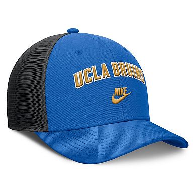 Men's Nike Blue/Black UCLA Bruins Legacy Arch Rise Performance Trucker Adjustable Hat