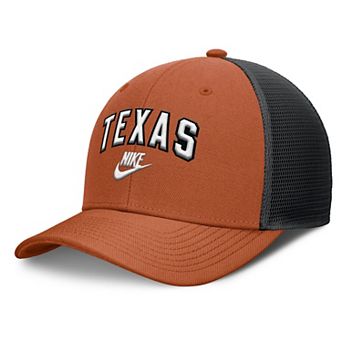 Men's Nike Texas Orange/Black Texas Longhorns Legacy Arch Rise Performance Trucker Adjustable Hat