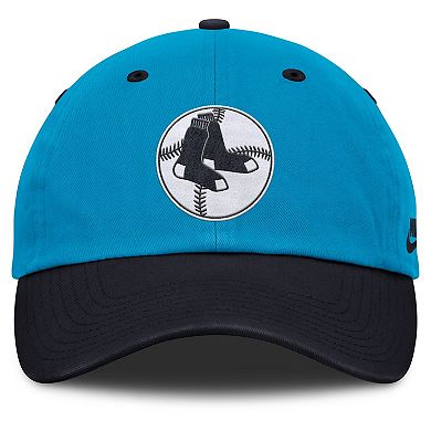 Men's Nike Blue/Navy Boston Red Sox Neon 90s Club Adjustable Hat