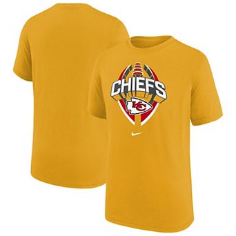 Youth Nike Gold Kansas City Chiefs Icon Legend T-Shirt
