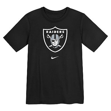 Preschool Nike Black Las Vegas Raiders Primary Logo Legend Performance T-Shirt